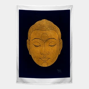 Head of the Buddha 1943 Reijer Stolk Tapestry