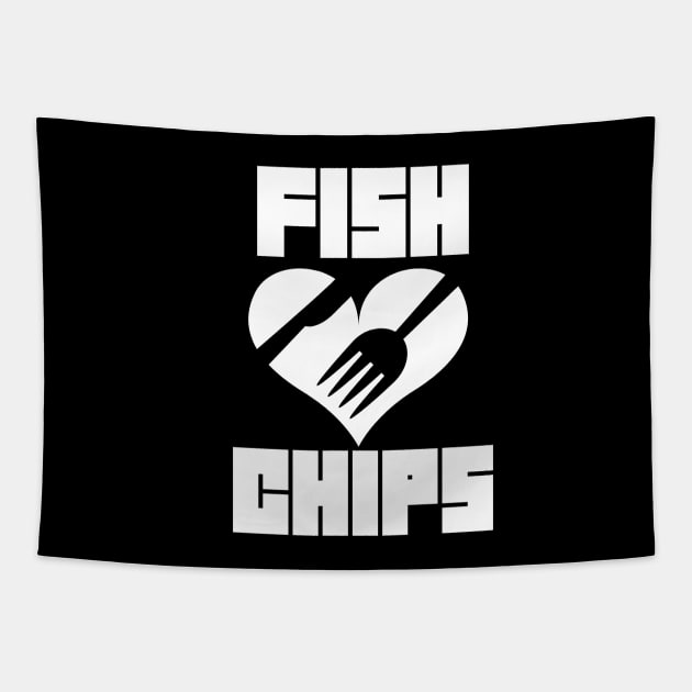 Fish x Chips Tapestry by mksjr