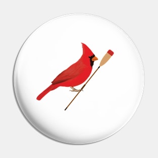 Rowing Cardinal Pin