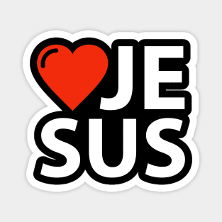 I Love Jesus Magnet