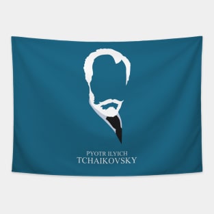 Pyotr Ilyich Tchaikovsky - Minimalist Portrait Tapestry