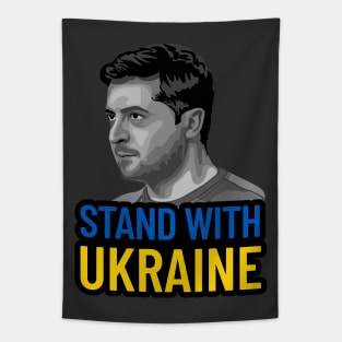 Volodymyr Zelensky Portrait Tapestry