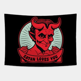 Retro Satan Tapestry