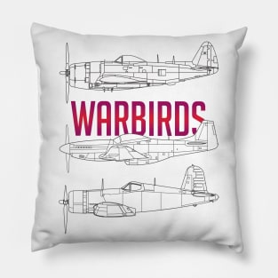 Blueprint Squadron: Legendary Warbirds Pillow