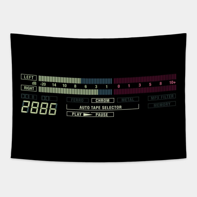 Digital VU meter Tapestry by BOEC Gear