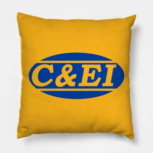 Chicago and Eastern Illinois Railroad Pillow