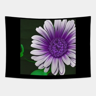 Purple Flower Design AI generated by @remlorart of Instagram Tapestry