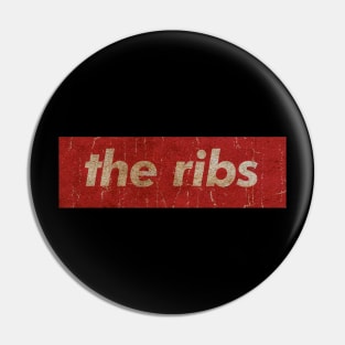 THE RIBS - SIMPLE RED VINTAGE Pin