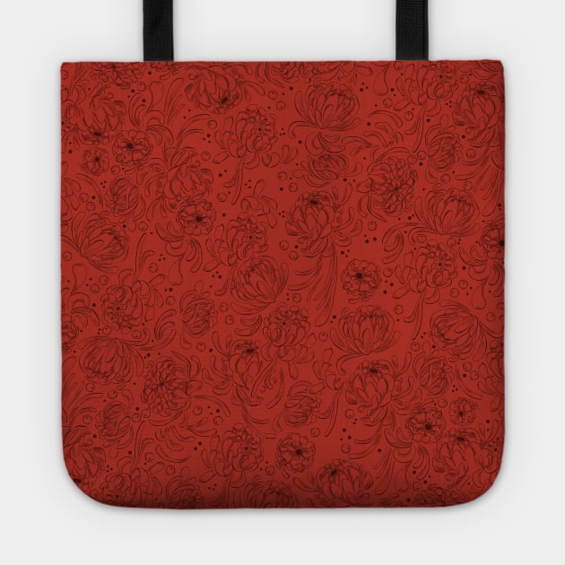 Chrysanthemum Tote by Twinkle Press