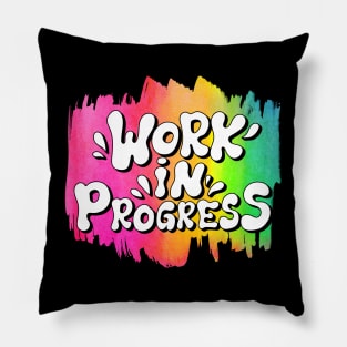 work funny humor i quit job Pillow