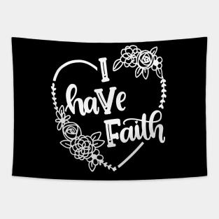 i have faith Tapestry