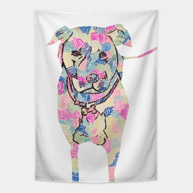 Funky Pit Tapestry by russodesign