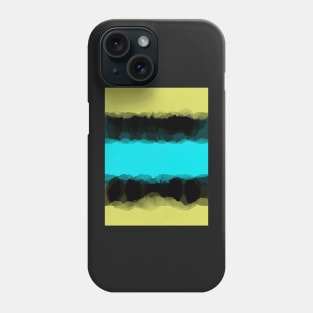 Turquoise, Green & Black Phone Case