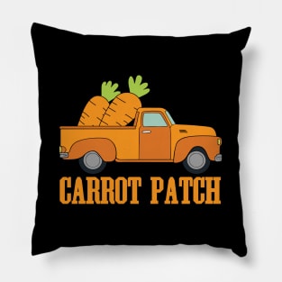 Carrot Patch Pillow