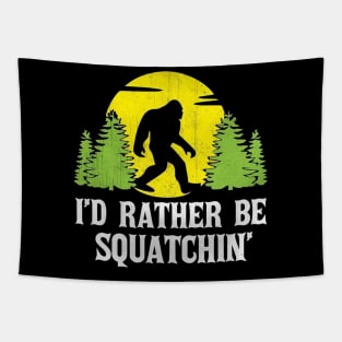 Rather Squatchin Tapestry