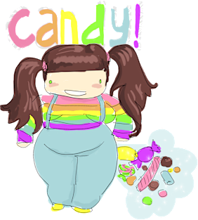 CANDY BUTT! Magnet