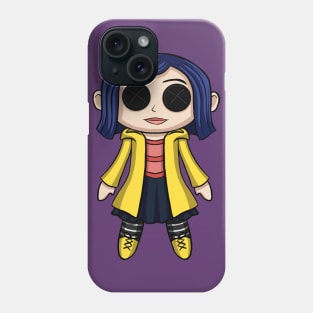 Coraline Doll Chibi Phone Case