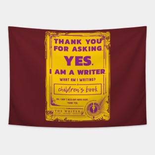 Writing children's books Tapestry