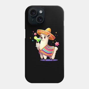 Drinking Margarita Mexican Poncho Cinco De Mayo Phone Case