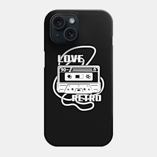 Love retro.Music mixtape,Tape Cassette 80s,90s Phone Case