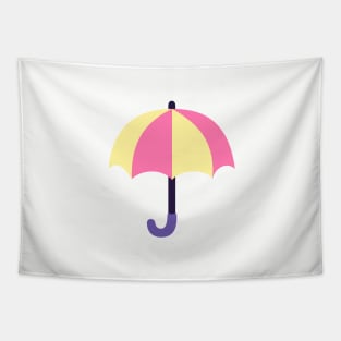 Pink and yellow umbrellas Tapestry