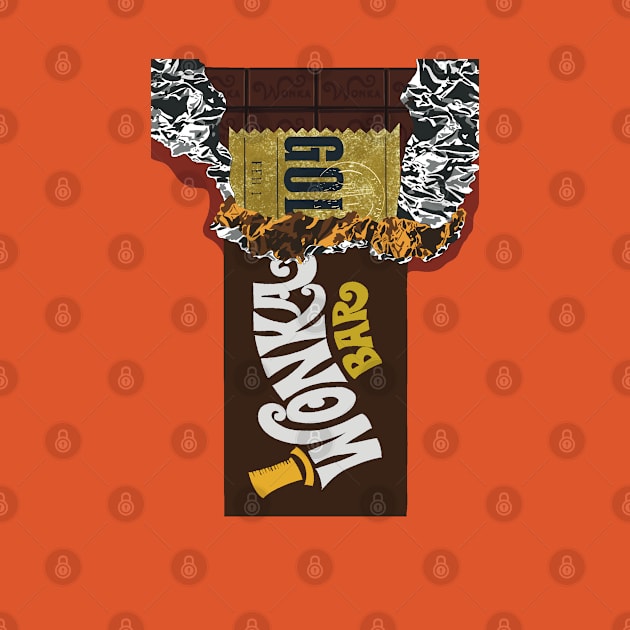 Willy Wonka Bar Illustration by Holailustra