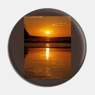 Beach Sunset Pin