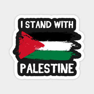 I Stand With Palestine Supporters Free Gaza Jerusalem Mosque Magnet