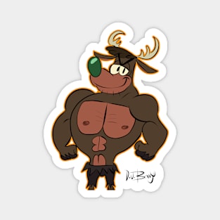 Green-Nosed Reindeer Magnet