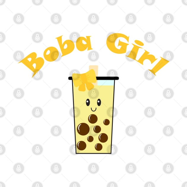 Boba Girl in Yellow by Kelly Gigi