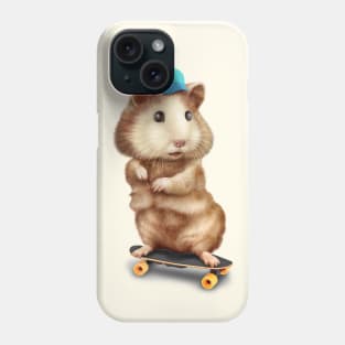 HAMSTER SKATEBOARDING Phone Case