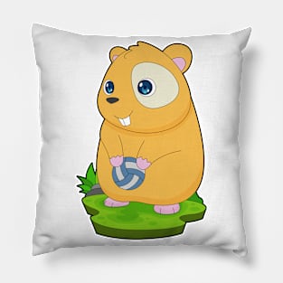 Hamster Volleyball player Volleyball Pillow