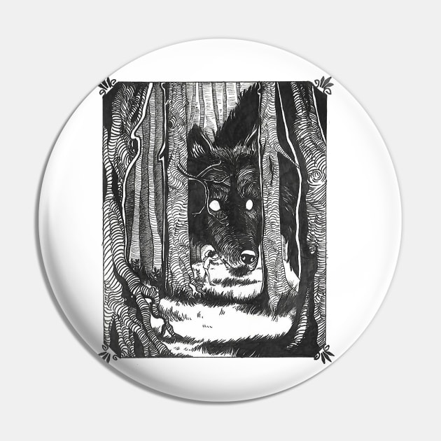 Big Bad Wolf Pin by maxincredible