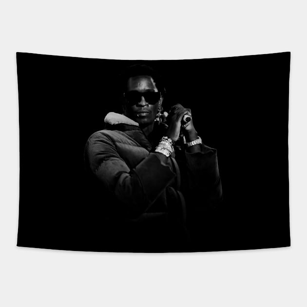 Young thug with Glasses Tapestry by Pasar di Dunia