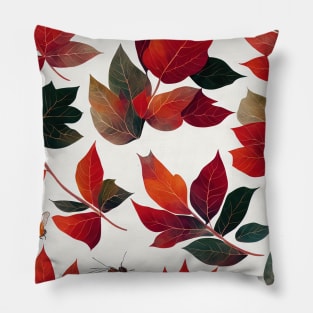 Chromatic Botanic Abstraction #80 Pillow