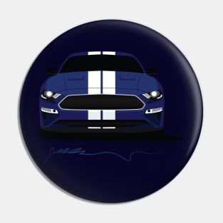 Mustang (Blue) Pin