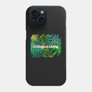Eco-local living,palm tree,summer,summertime,summer season Phone Case
