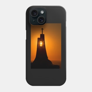 Holy sunset in Samos island Phone Case