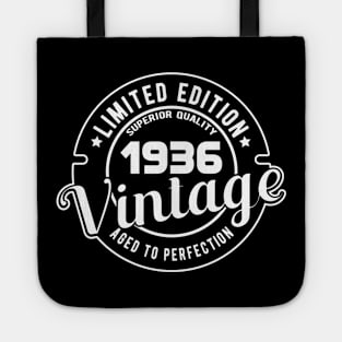 1936 VINTAGE - BIRTHDAY GIFT Tote