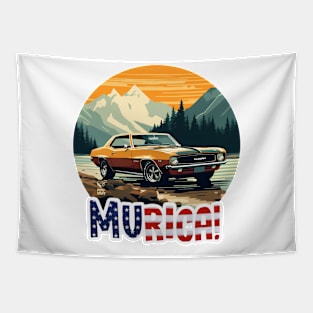 MURICA - Classic Cars i Tapestry