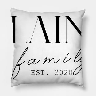 Blaine Family EST. 2020, Surname, Blaine Pillow