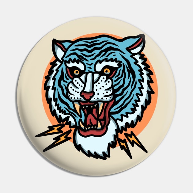 blue tiger Pin by donipacoceng