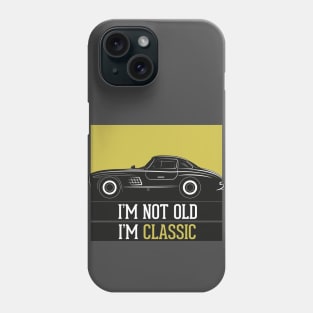 I'M CLASSIC. Retro Cars Graphic Phone Case