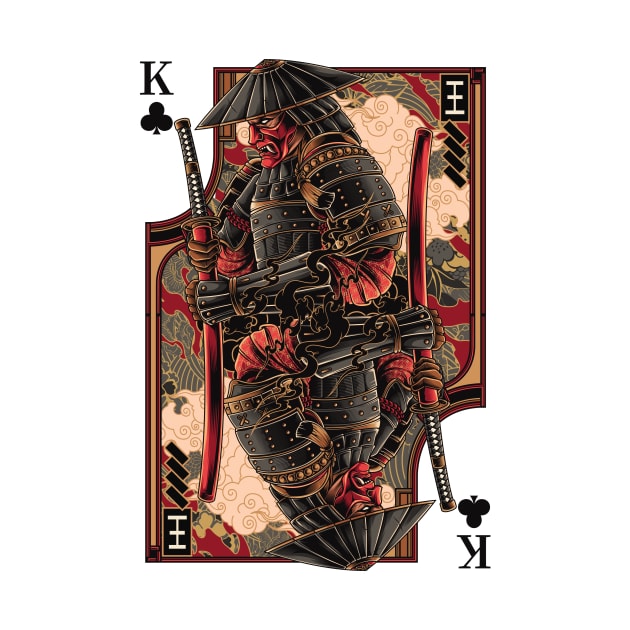 Samurai of Clubs by K2Gproject