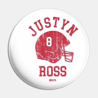 Justyn Ross Kansas City Helmet Font Pin