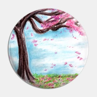 Plum Tree Blossom Pin