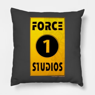 Gold Bar Force 1 Studios Logo Pillow