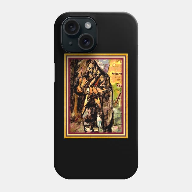 Aqualung Legacy Vibes Jethro Progressive Rock Iconic Couture Collection Phone Case by Skeleton. listening to music