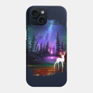 Deer in wood Phone Case