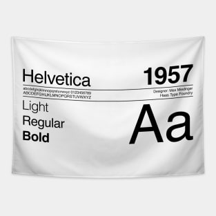 Helvetica Font Design Tapestry